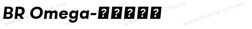 BR Omega字体转换